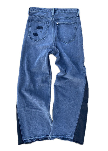 Upcycled baggy denim