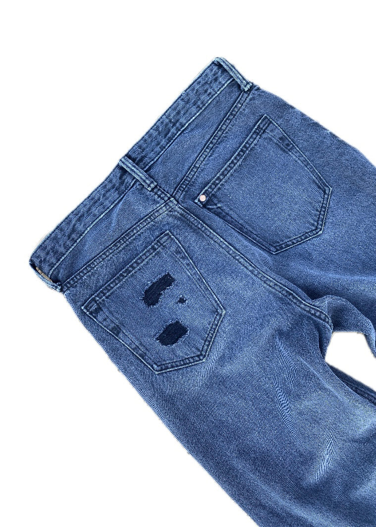 Upcycled baggy denim