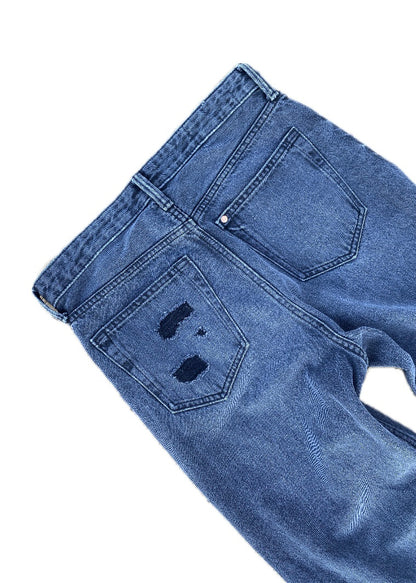 Upcycled baggy denim