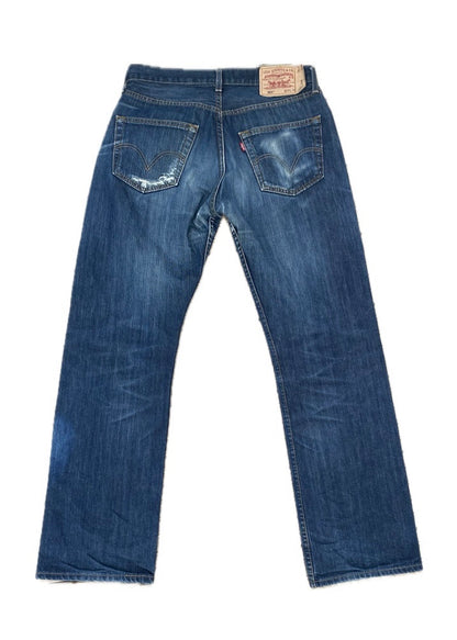 Blue Distressed Denim